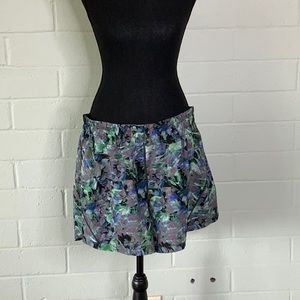 Blue, green and black Lululemon shorts, size 18